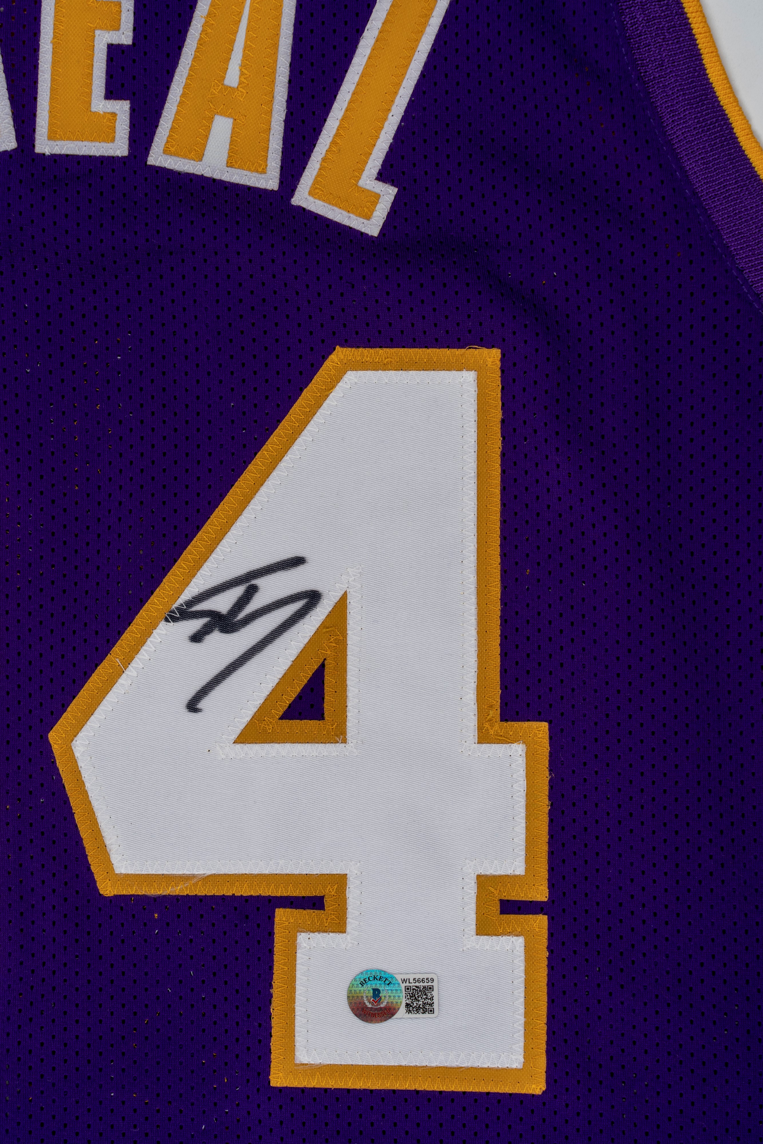 Shaquille O'Neal - Maglia autografata - Los Angeles Lakers - Cert. Beckett