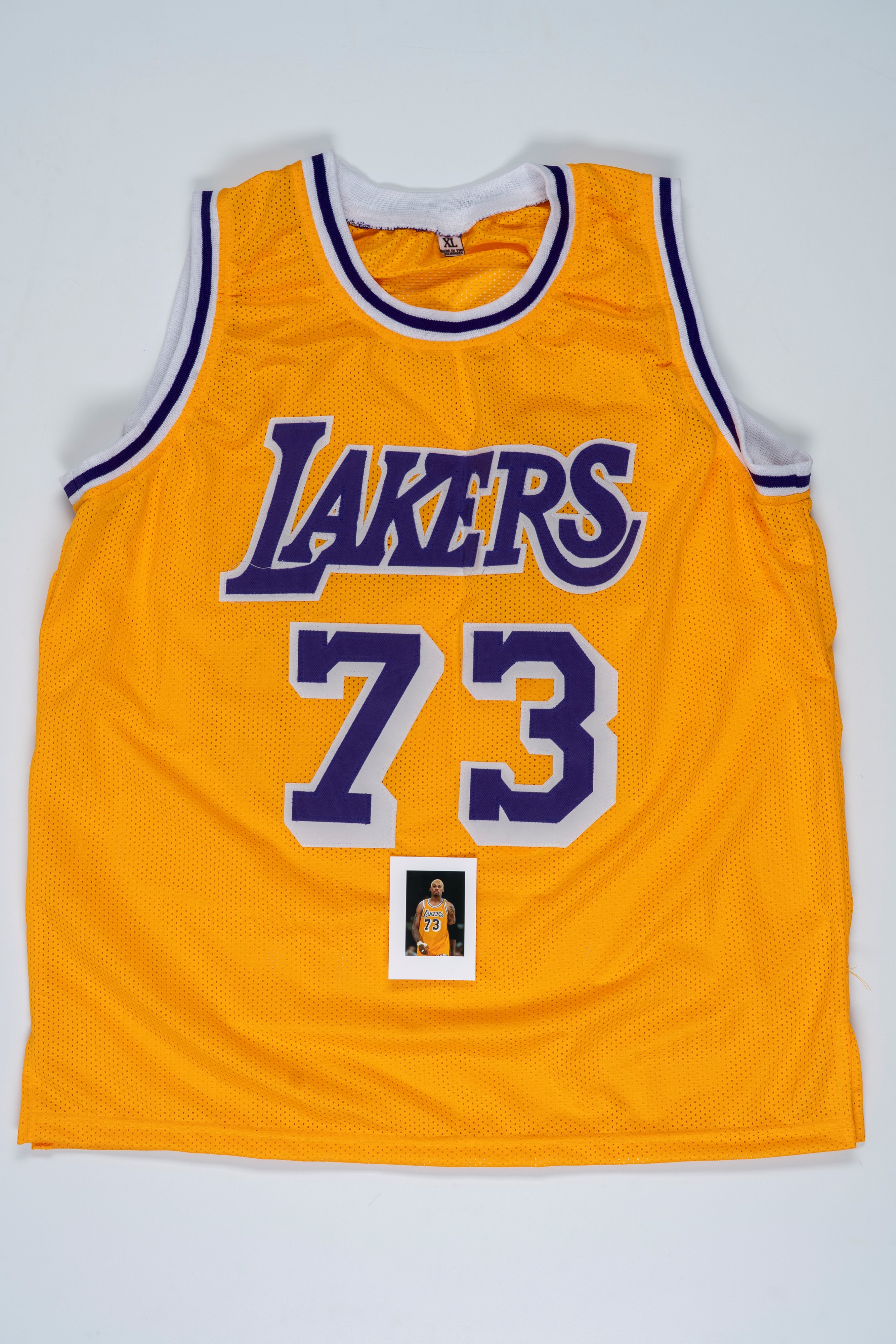 Dennis Rodman - Maglia autografata - Los Angeles Lakers - Cert. PIA