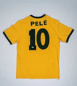 Pel&eacute; - Maglia autografata - Brasile - Cert. PSA/DNA