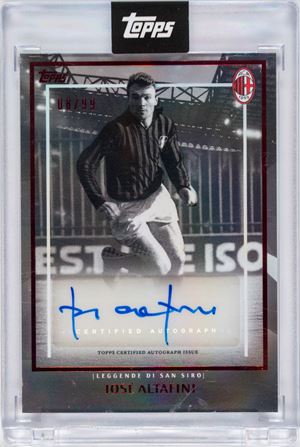 Jos&eacute; Altafini - Signed Card - Topps - Milan 125th Anniversary