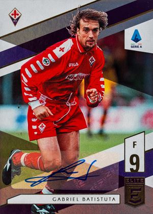 Gabriel Batistuta - Signed Card - Fiorentina - Panini Chronicles 2019/2020