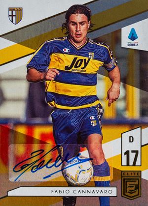 Fabio Cannavaro - Signed Card - Parma - Panini Chronicles 2019/2020