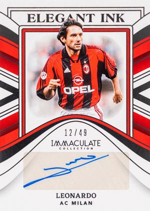 Leonardo - Signed Card - Milan - Panini Immaculate Elegant Ink 23/24 - Numbered out of 49