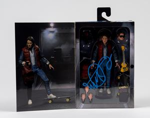 Michael J. Fox - Action figure autografata - NECA - Back To The Future (Ritorno al futuro) - Cert. Beckett
