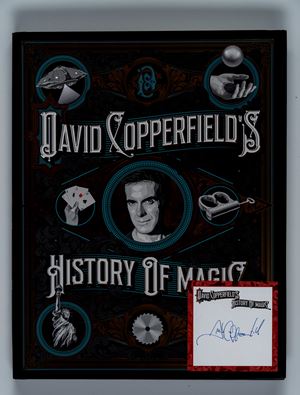 David Copperfield - Libro autografato - "History of Magic"