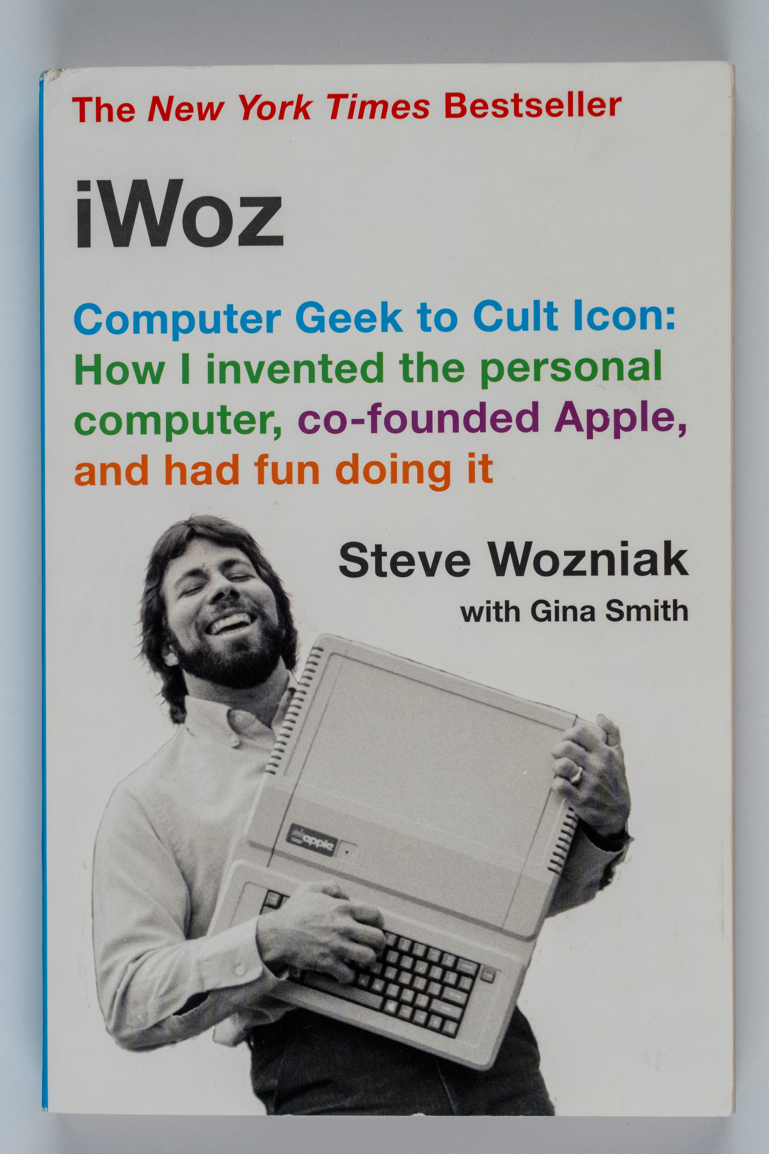 Steve Wozniak - Libro firmato - iWoz - Co-fondatore Apple - In inglese
