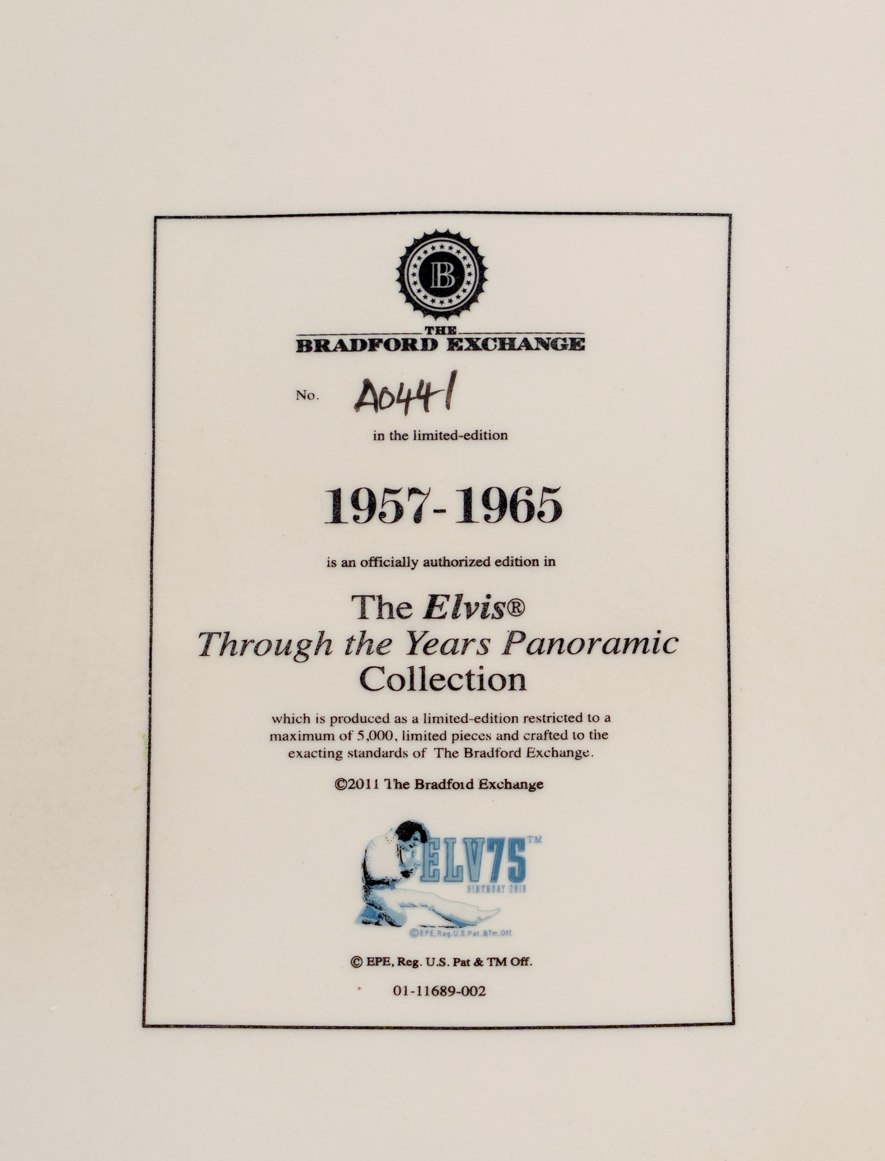 Elvis Presley - 2 porcellane da collezione - Bradford Exchange 3D Through Years Panoramic Collect...