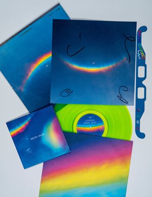 Coldpaly  - Vinile LP con inserto autografato - Moon music - Limited Edition Holographic/Iridescent - 2024