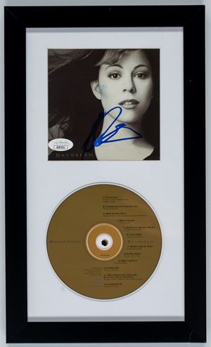 Mariah Carey - Inserto autografato - Daydream - In cornice - Cert. JSA