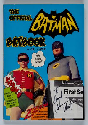Adam West - Batman - Autografo - Yvonne Craig - Julie Newmar - Batbook