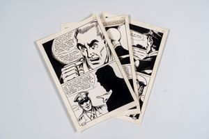 Magnus - Lotto 3 tavole originali - Kriminal #107 - Silenzio si spara