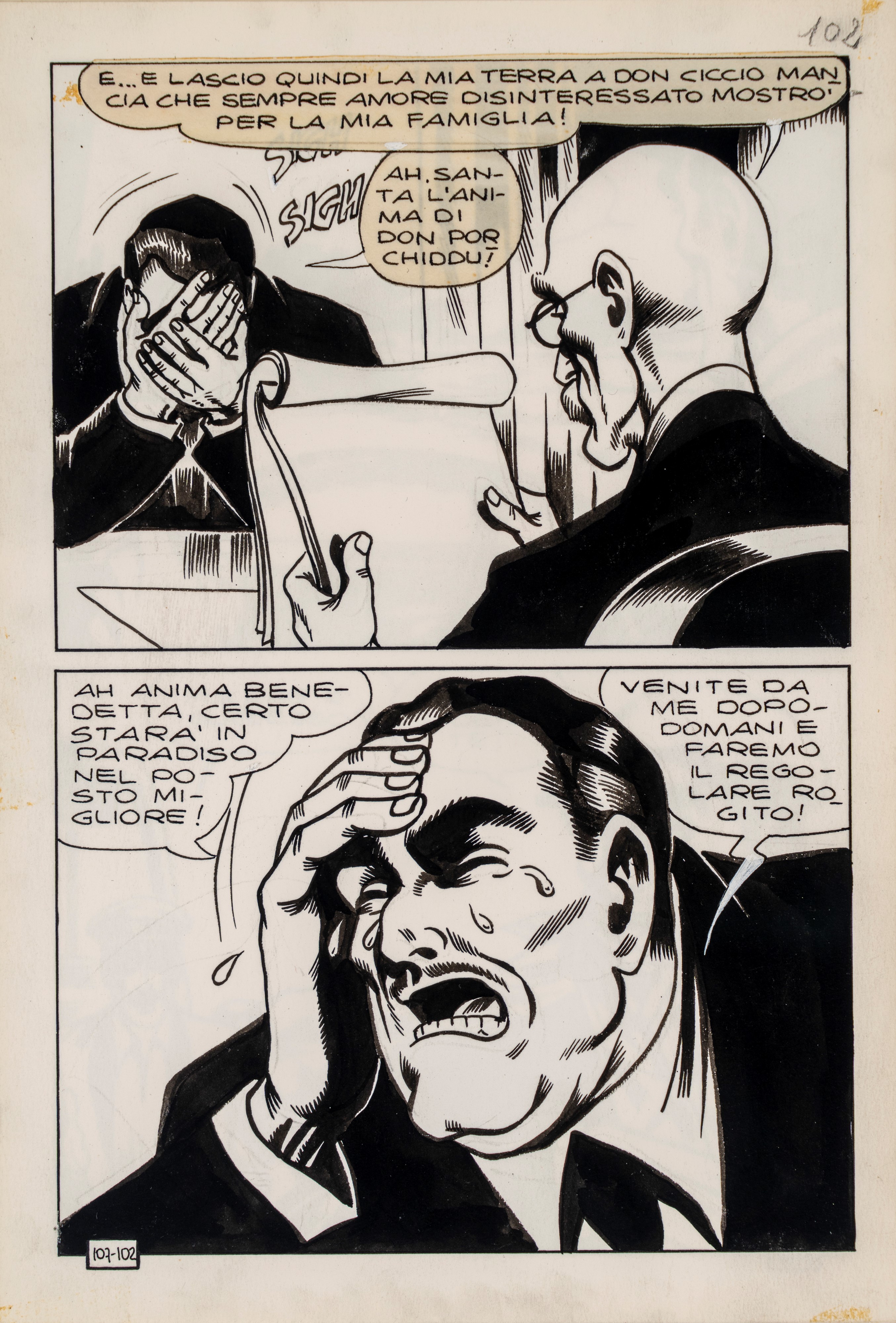 Magnus - Lotto 3 tavole originali - Kriminal #107 - Silenzio si spara