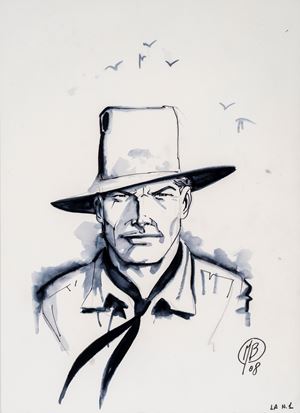 Marco Bianchini - Original Illustration - Tex - 33x24 cm