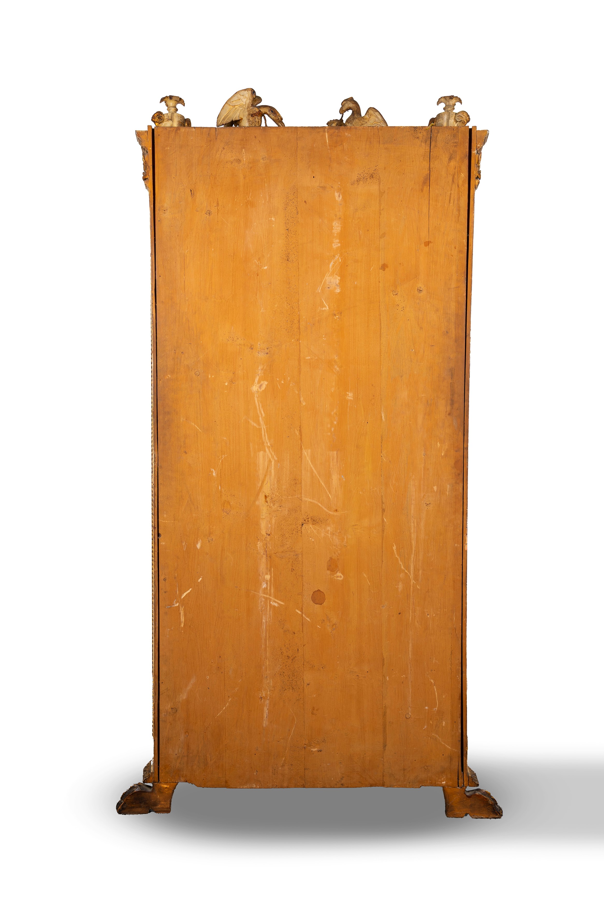 Vetrina in stile Impero, legno laccato e dorato, fine XIX - inizio XX secolo