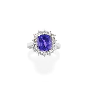 Anello con tanzanite 