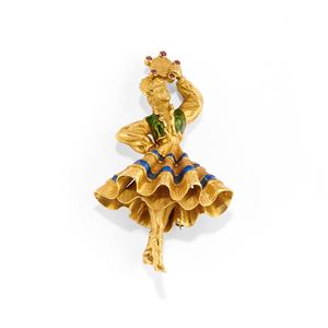 Dancer brooch
