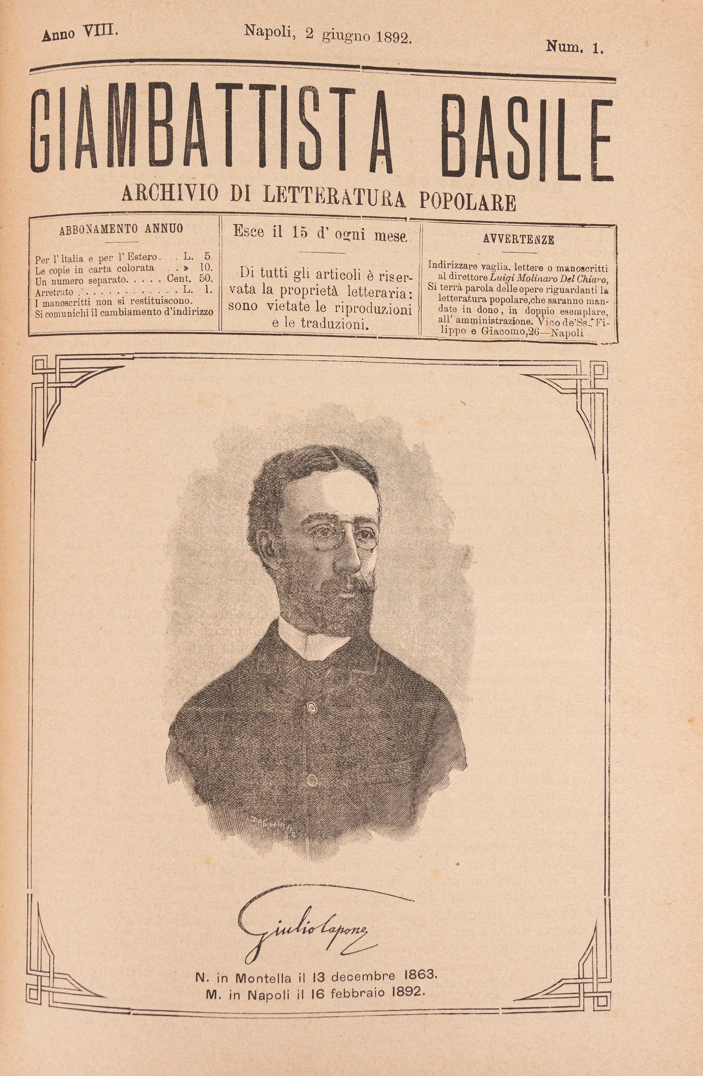 Archivio di Letteratura popolare