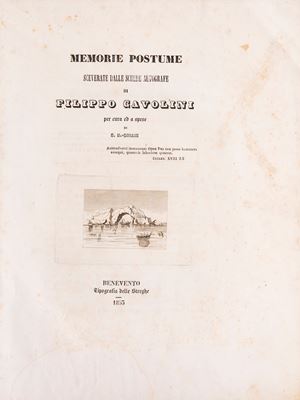 Memorie postume sceverate dalle schede autografe di Filippo Cavolini