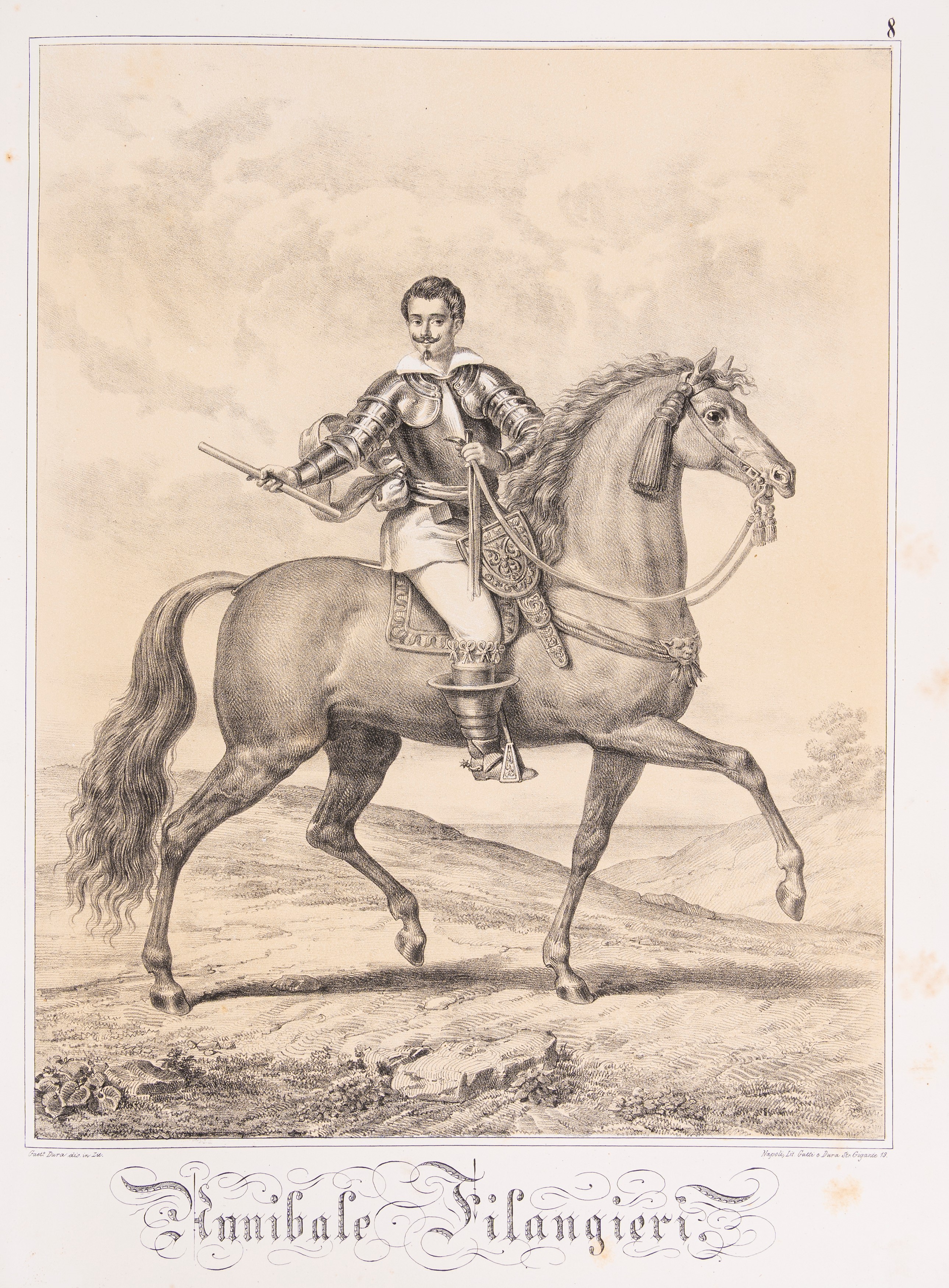 Disegni tavole e stemmi di appendice al Discorso genealogico della Famiglia Filangieri