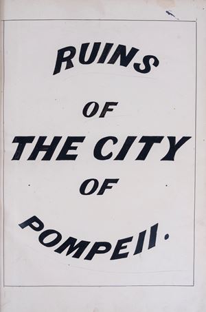 Ruins of the city of Pompei