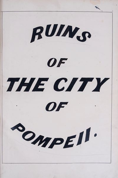 Raccolta di tavole sui resti della città di Pompei, 1900