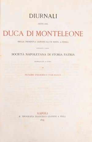 Diurnali detti del Duca di Monteleone