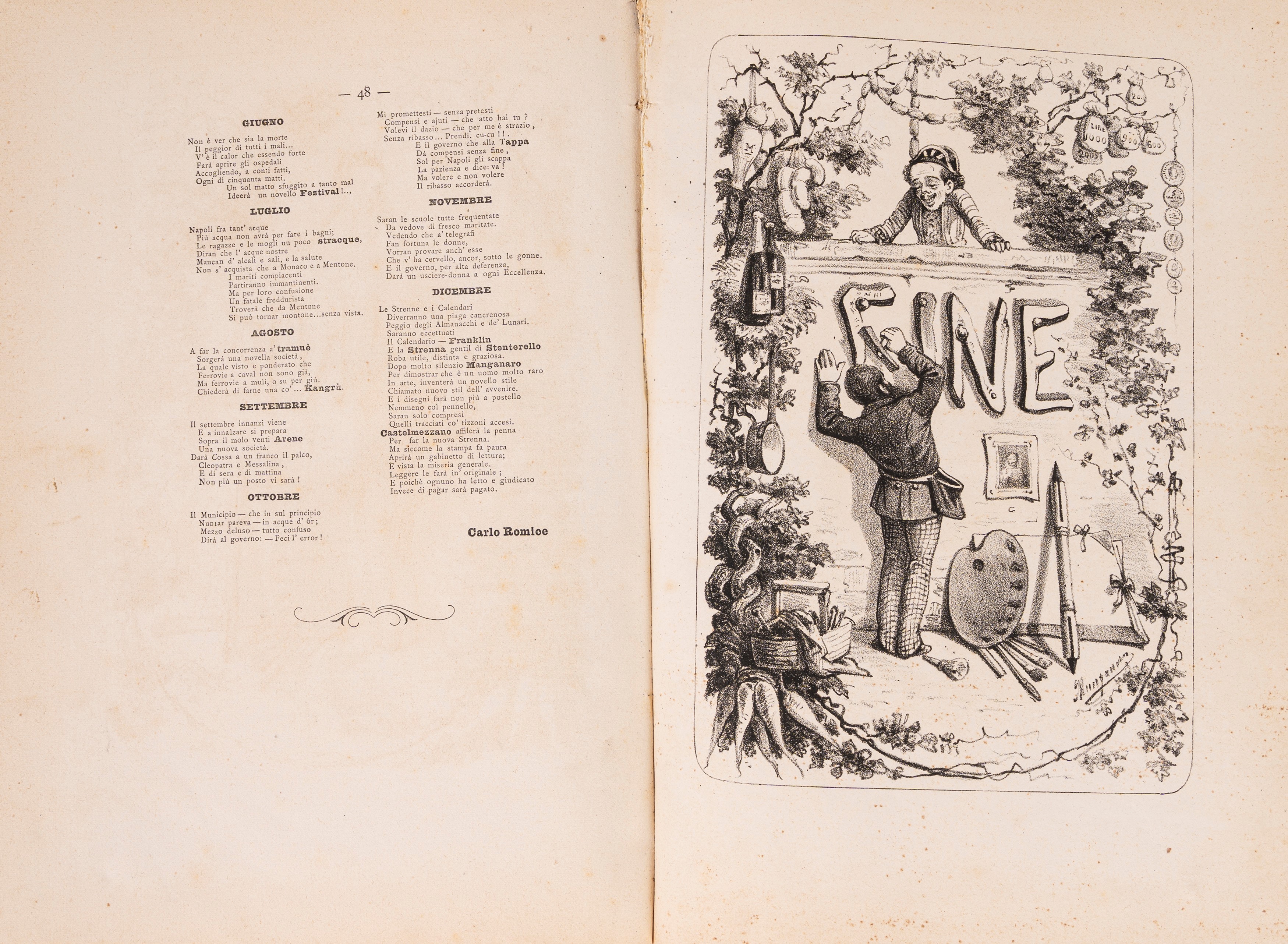 Strenna dello Stenterello pel 1879, Napoli, De Angelis e figlio