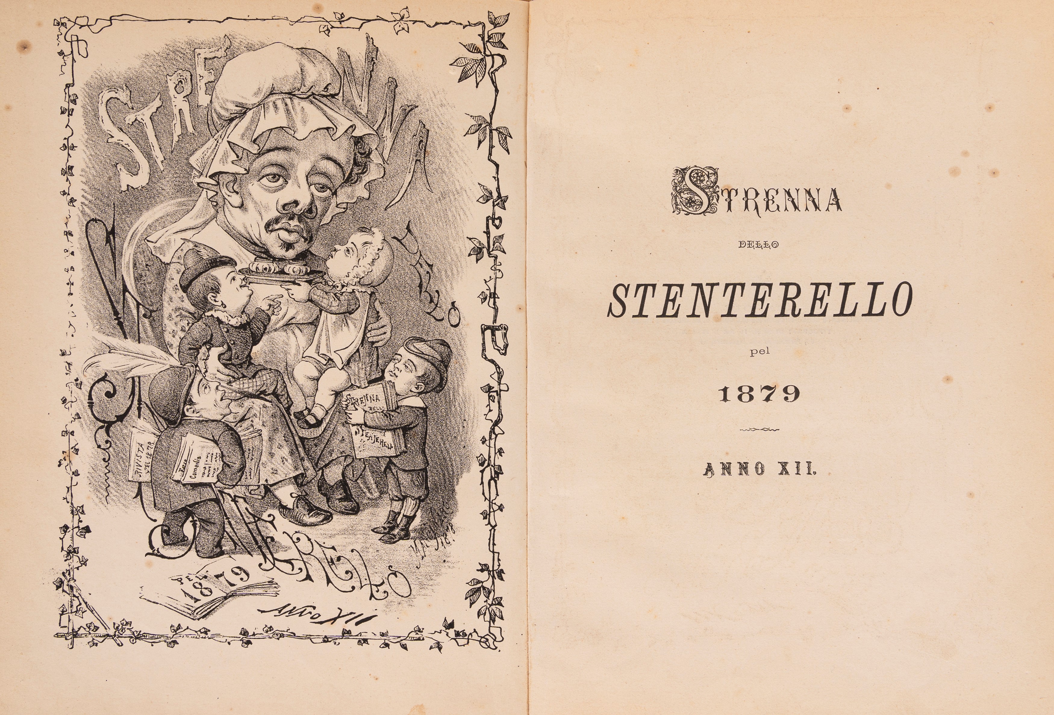 Strenna dello Stenterello pel 1879, Napoli, De Angelis e figlio