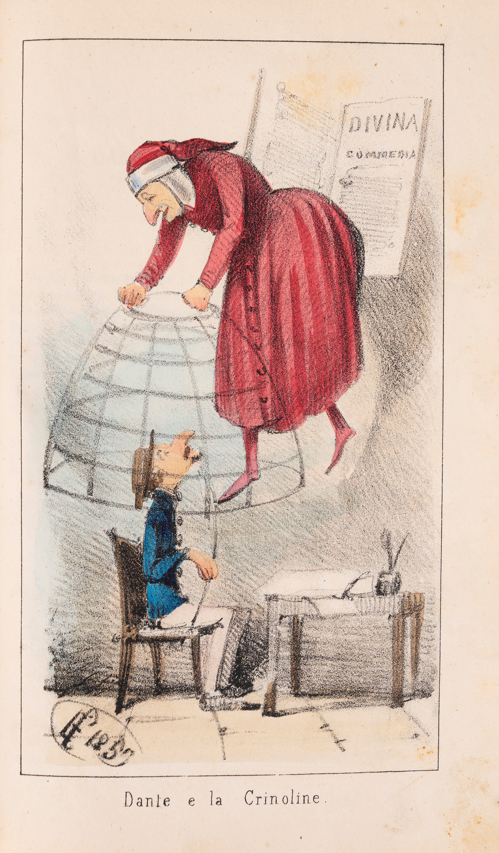 La Coda del Diavolo. Strenna comica pel 1859 con illustrazioni e caricature.