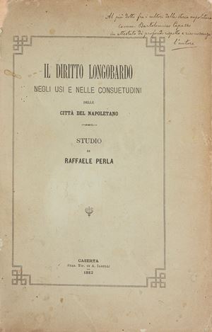 Il Diritto Longobardo negli usi e nelle consuetudini delle Citt&agrave; del Napoletano