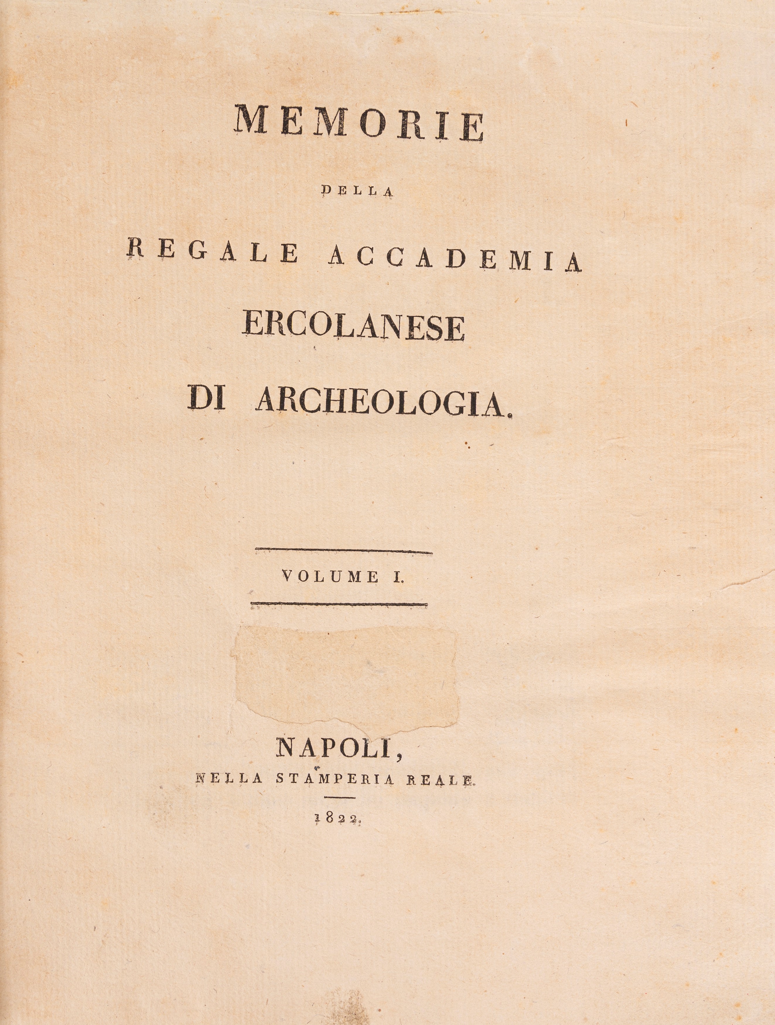 Memorie della Regale Accademia ercolanese di archeologia