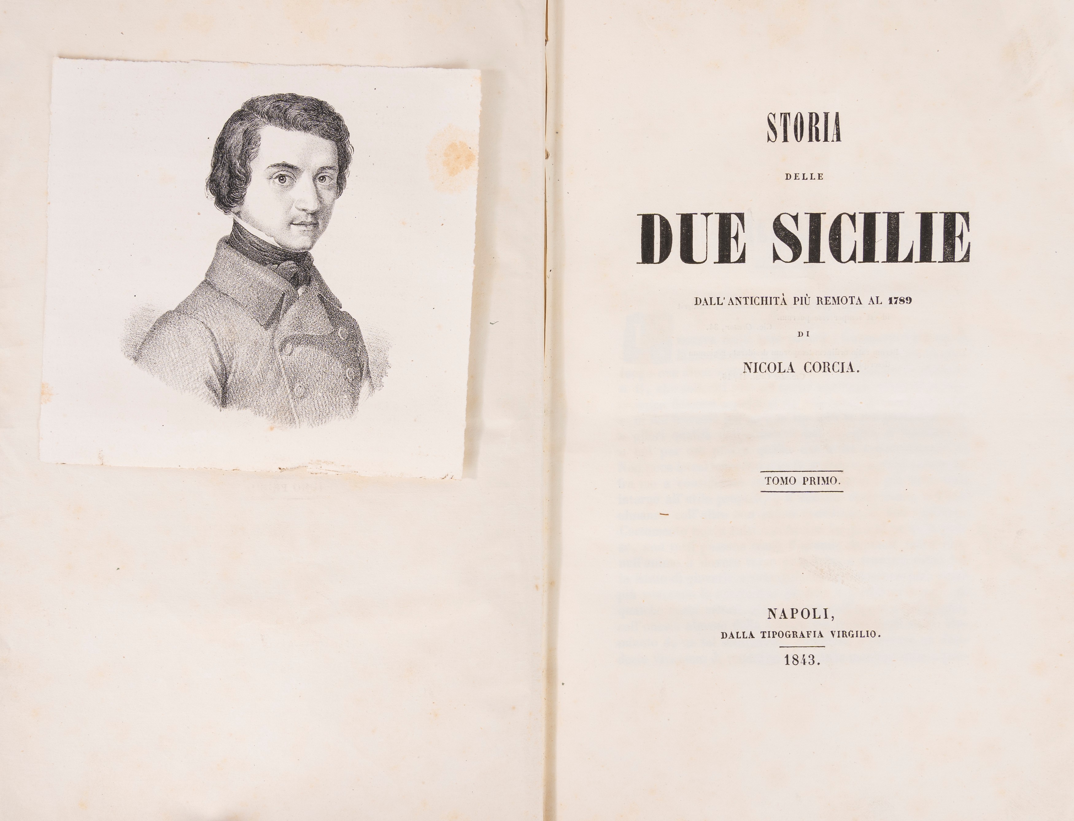 Storia delle Due Sicilie dall'antichità più remota al 1789