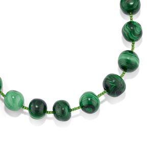 Collana in malachite