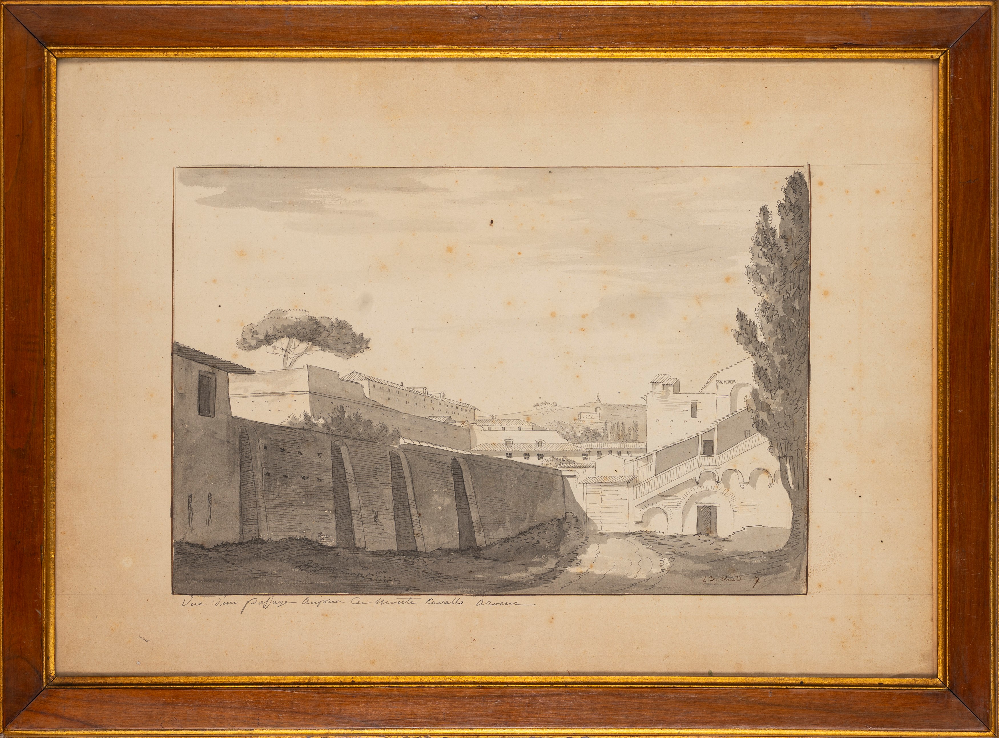 Scuola Francese, Fine Secolo XVIII - Inizio Secolo XIX - Autore non identificato, Sei vedute di R...