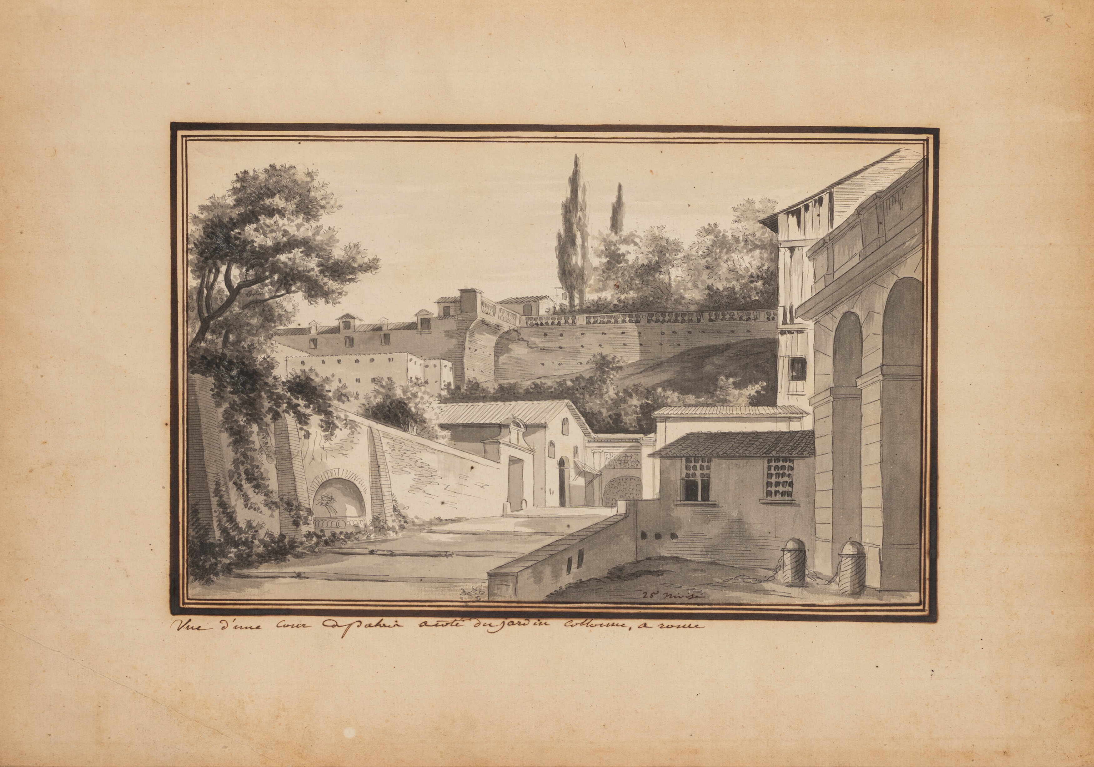 Scuola Francese, Fine Secolo XVIII - Inizio Secolo XIX - Autore non identificato, Sei vedute di R...
