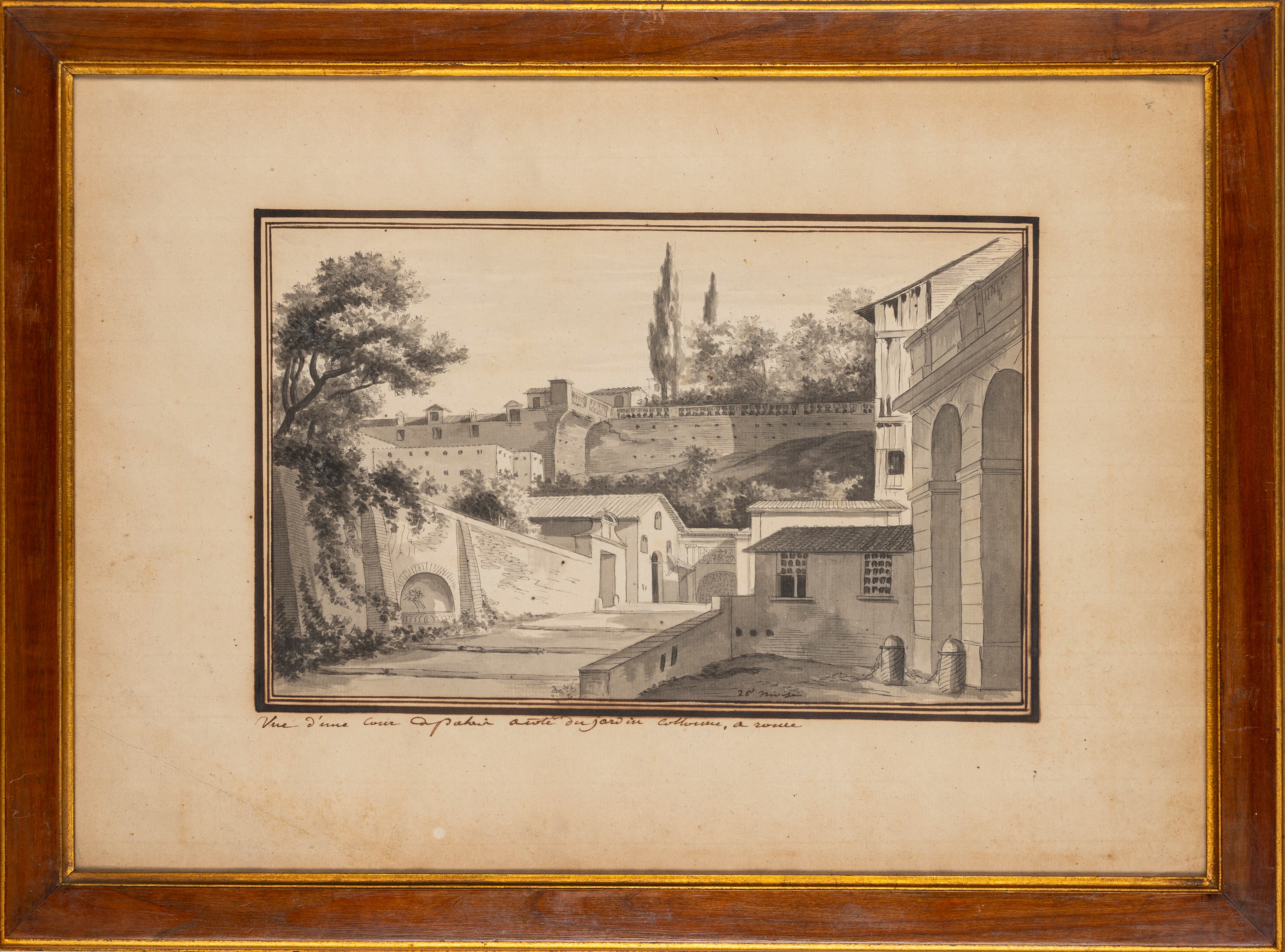 Scuola Francese, Fine Secolo XVIII - Inizio Secolo XIX - Autore non identificato, Sei vedute di R...