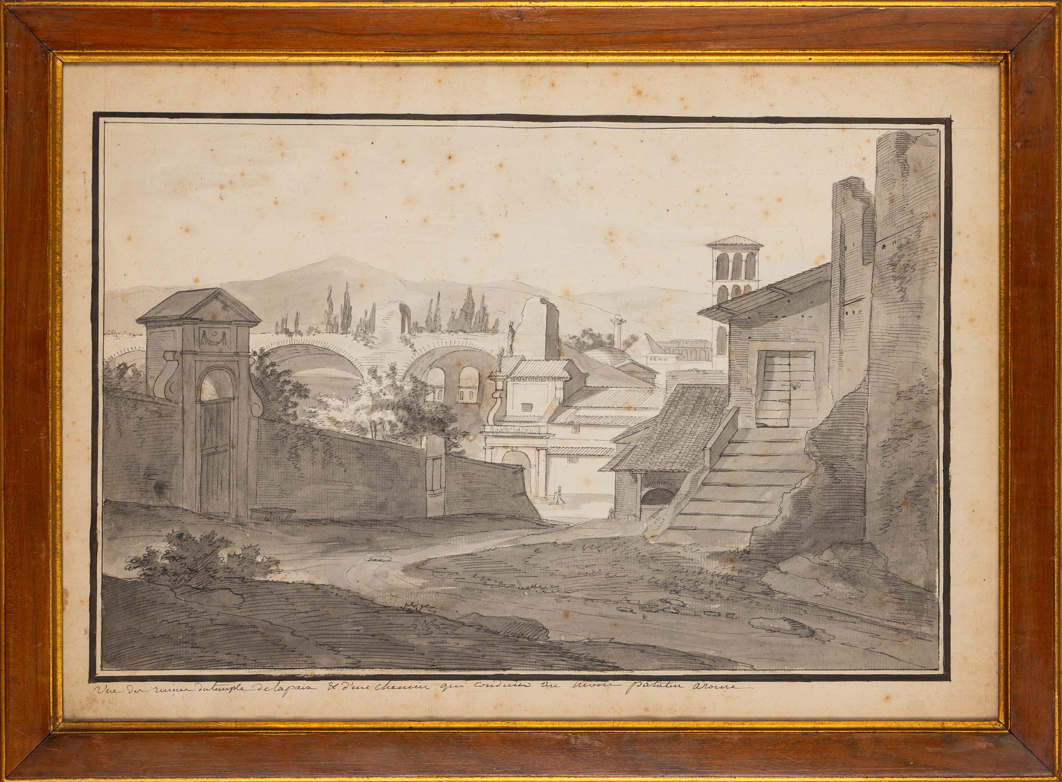 Scuola Francese, Fine Secolo XVIII - Inizio Secolo XIX - Autore non identificato, Sei vedute di R...
