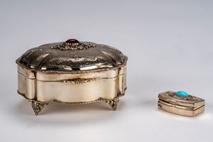 Scatola portagioie e scatola portapillole