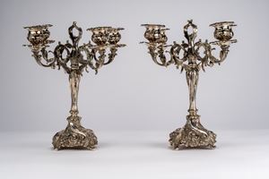 Coppia di candelabri