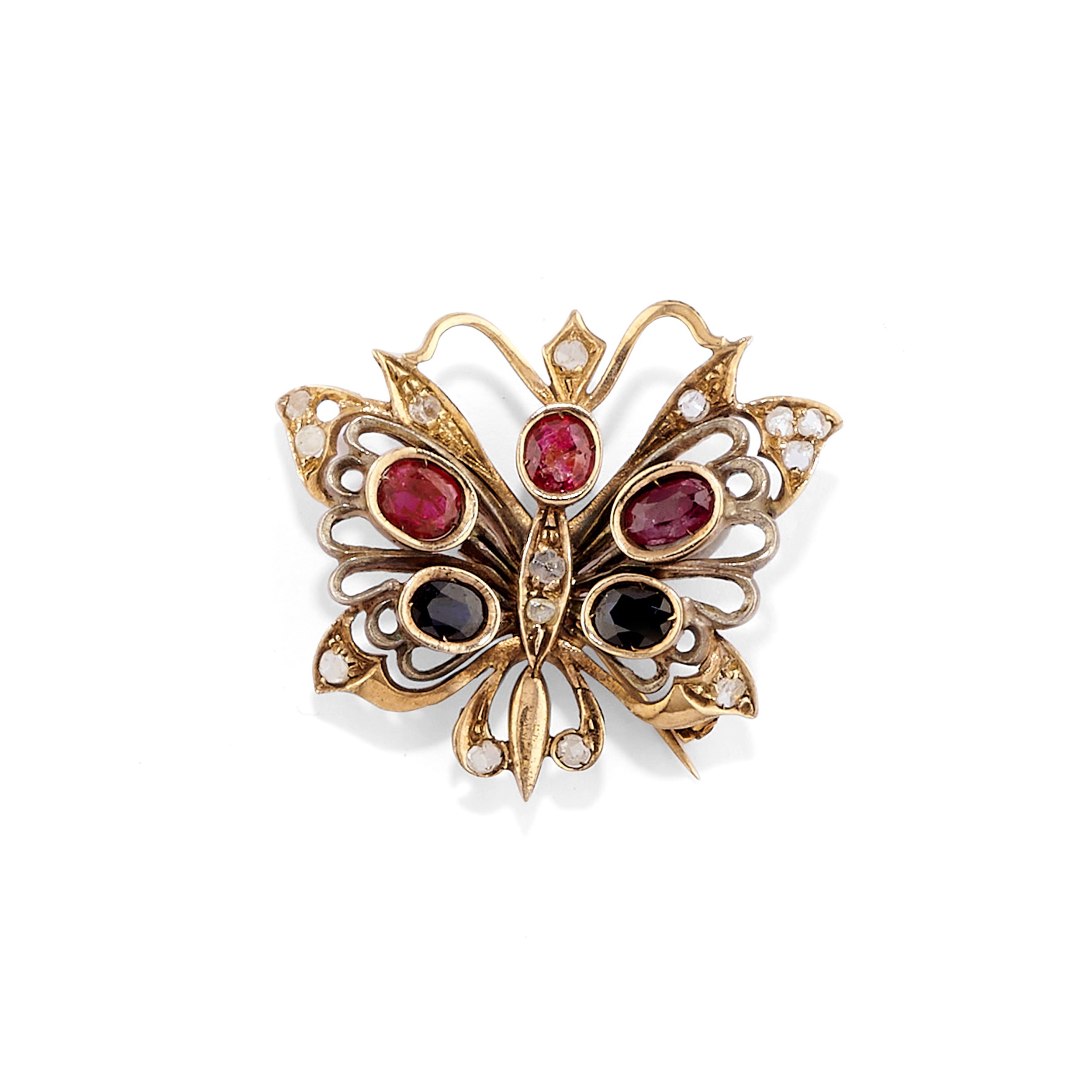 Tre spille con farfalle