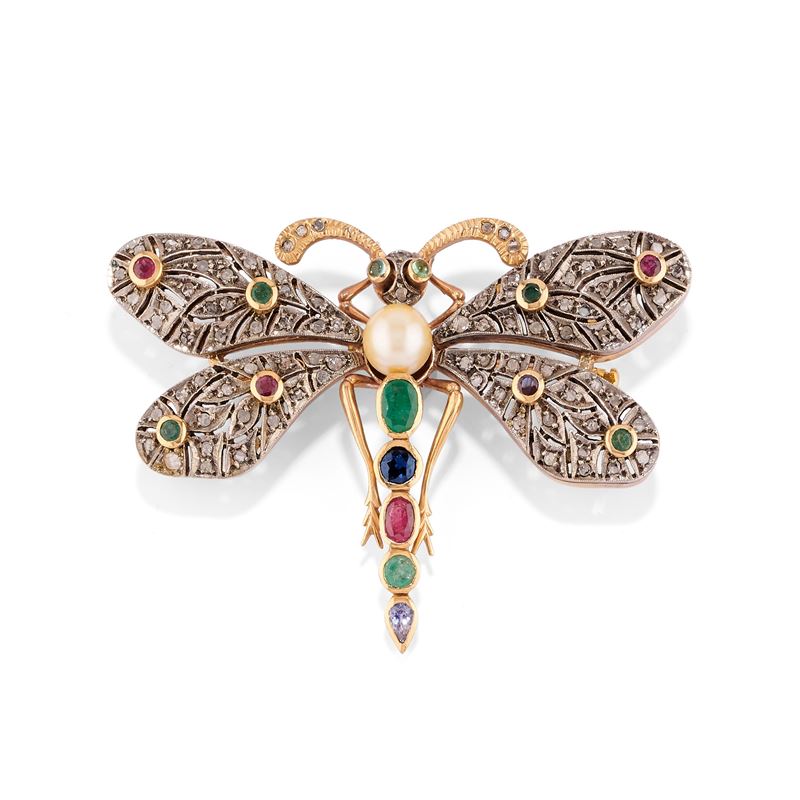 Spilla con farfalla