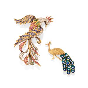 Due spille con volatili