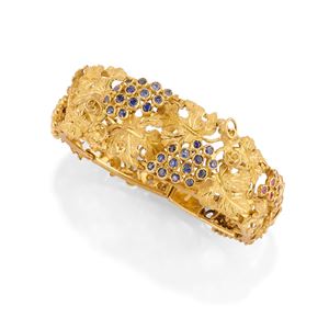 Bracciale con foglie di vite