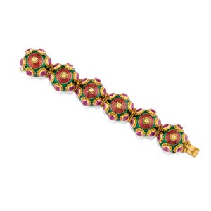Bracciale con smalti