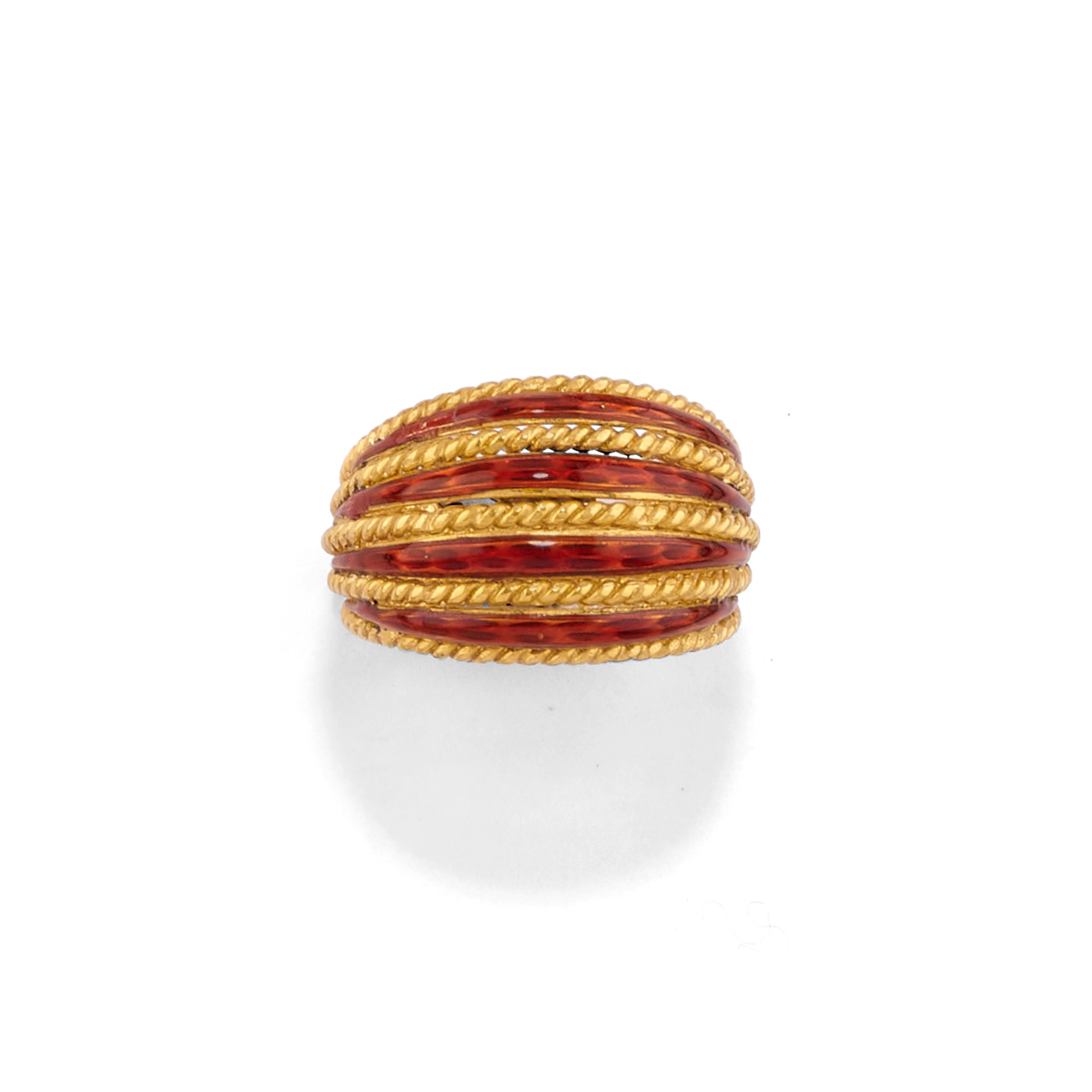 Tre anelli con smalti