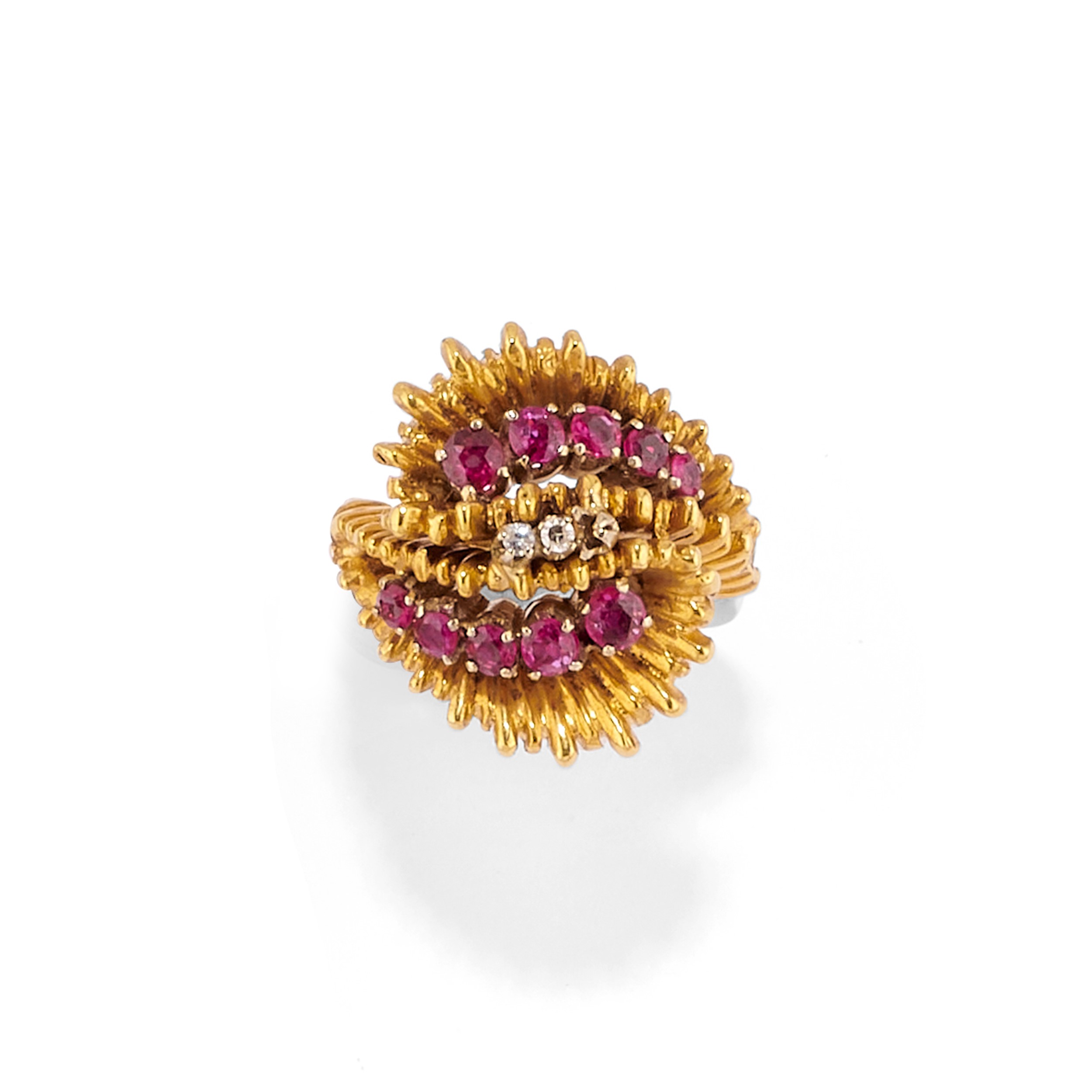 Due anelli con rubini