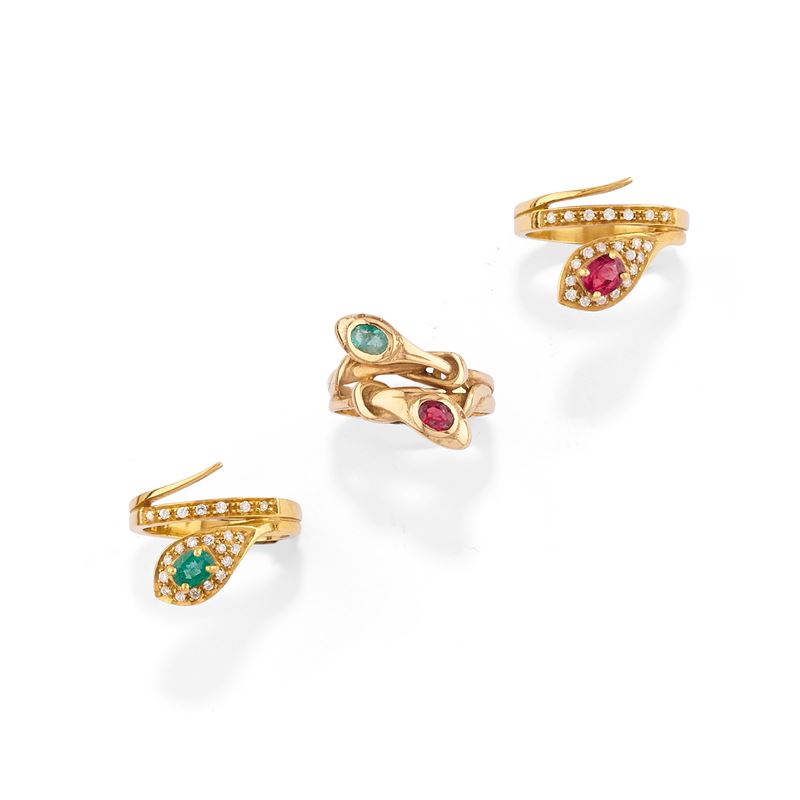 Tre anelli a serpente