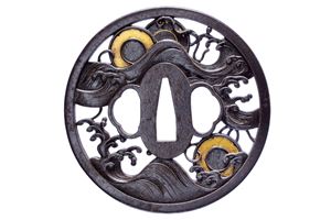 Tsuba firmata Masanaga Bushu (della scuola Ito)