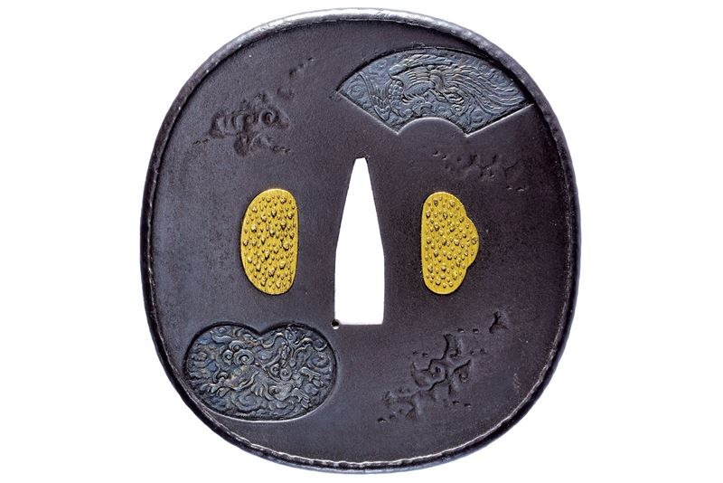 Tsuba della scuola Yasuchika