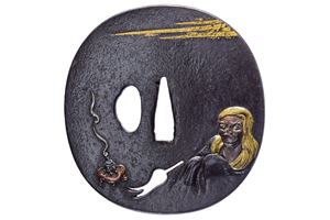 Tsuba attribuita a Naoshige